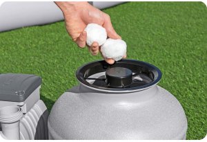 Bestway Pompa piaskowa 8327 l/h 58499 +piasek 25kg 8