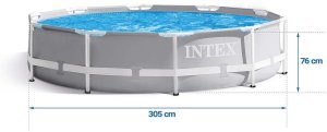 Intex Basen stelażowy 305cm 15w1 (26702) 4