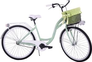 Kozbike (K30) Rower miejski damski Kozbike 28 miętowo-biały 1