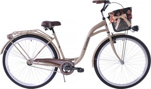 Kozbike Rower miejski damski Kozbike 28 S1 złoty matowy 1
