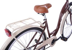 Kozbike Rower miejski 28 damski Kozbike (K54) 1s brązowy-capucino 2