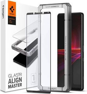 Spigen Szkło hartowane Spigen GLAS.tR Slim AlignMaster Sony Xperia 1 III Black 1