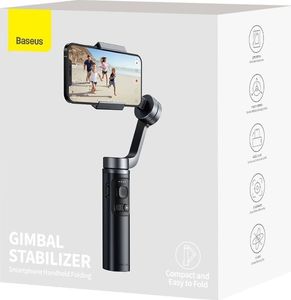 Gimbal Baseus towar w Sosnowcu - Uchwyt Baseus Ręczny stabilizator / gimbal Baseus do smartfonów (szary) () - Morelenet_8634758 5