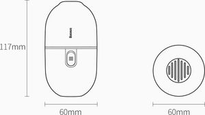 Odkurzacz ręczny Baseus Capsule C2 700Pa 15