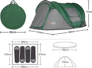 Namiot turystyczny Abarqs Quick 6 5