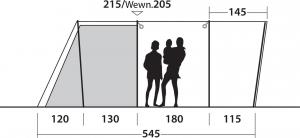 Namiot turystyczny Outwell Rockland 5 5