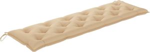 vidaXL Poduszka na huśtawkę beżowa 180 cm tkanina 2