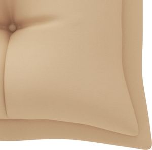 vidaXL Poduszka na huśtawkę beżowa 180 cm tkanina 5
