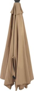 vidaXL Parasol ścienny z LED, na metalowym słupku, 300 cm, kolor taupe 6