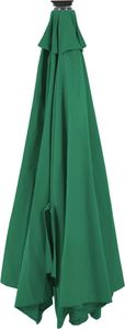vidaXL Parasol ścienny z LED, na metalowym słupku, 300 cm, zielony 7