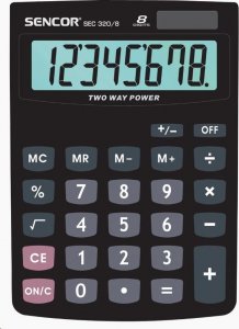 Kalkulator Sencor Kalkulator SEC 320/8 1