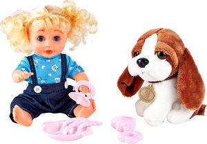 MalPlay Lalka Do Karmienia Mówi i Śpiewa + Piesek 5