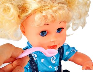 MalPlay Lalka Do Karmienia Mówi i Śpiewa + Piesek 10