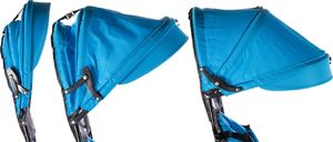 MalPlay Rowerek Trójkołowy Dziecięcy Multifunkcyjny Obracany Niebieski 3w1 16