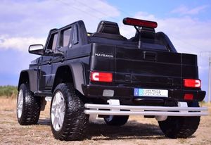 Import SUPER-TOYS MERCEDES MAYBACH G650 4X4, 2V12V, AMORTYZATORY, MIĘKKIE KOŁA, MP4, /G650 8