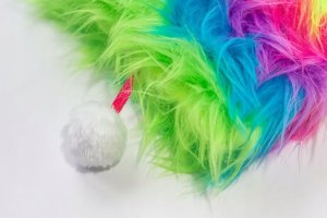 St-Majewski Pamiętnik z kłódką 3D "włochacz" A5, 96k RAINBOW CAT Papier TARGI 5