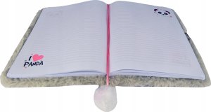 St-Majewski Pamiętnik z kłódką 3D "włochacz" A5, 96k RAINBOW CAT Papier TARGI 8