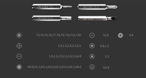 Jakemy Profesjonalny Zestaw Narzędzi Precyzyjnych JAKEMY 38w1 8