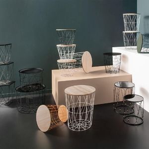 Atmosphera Czarny druciany stolik kawowy Kumi 2