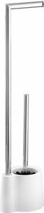 Wenko Stojak na papier toaletowy ze szczotką Avola White 2