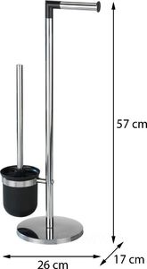 Wenko Stojak na papier toaletowy ze szcoztką Parus 3