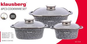 Klausberg Klausberg zestaw garnków marmurkowych kb-7534! 3