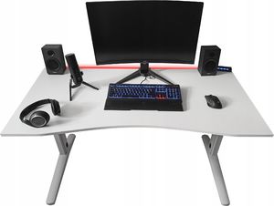 Biurko Zdesk AB-STLW-LH Białe 138 cmx68 cm 4