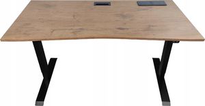 Biurko Zdesk AD-114B-Pp/B-GN/B Brązowe 138 cm x 68 cm 2