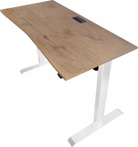 Biurko Zdesk AD-114W-Pp/W Brązowe 138 cm x 68 cm 1