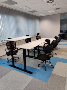 Biurko Zdesk AD-114W-Pp/W Brązowe 138 cm x 68 cm 6