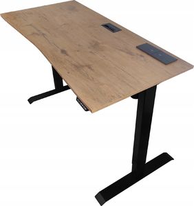 Biurko Zdesk Czarno-Brązowe 138 cm x 68 cm 2