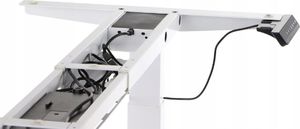 Biurko Zdesk AD-3TW-GNB Biało-Brązowe 138 cm x 68 cm 6