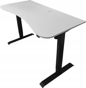 Biurko Zdesk BB-114B-Po/W Szaro-Czarne 138 cm x 68 cm 1