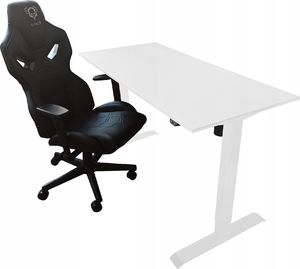 Biurko Zdesk PB-114W-Po/W Białe 138 cm x 68 cm 2
