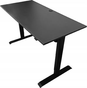 Biurko Zdesk PC-114B-Po/B Grafitowe 138 cm x 68 cm 1