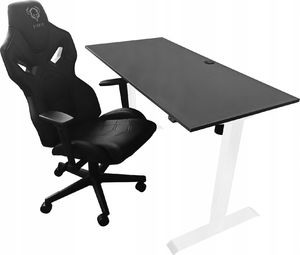 Biurko Zdesk PC-114W-Po/B Grafitowe 138 cm x 68 cm 3