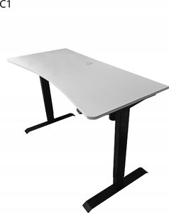 Biurko Zdesk B-114 Czarno-Białe 138 cm x 68 cm 11