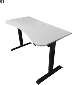 Biurko Zdesk B-114 Czarno-Białe 138 cm x 68 cm 10