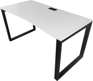 Biurko Zdesk Loft Biało-Czarne 138 cm x 68 cm 2