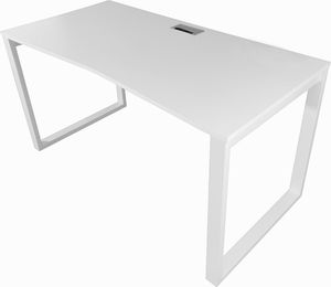 Biurko Zdesk Loft Białe 138 cm x 68 cm 2