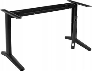 Biurko Zdesk AC-STL/B-Po/B-LH Grafitowe 138 cmx68 cm 7