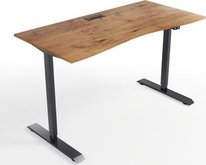 Biurko Zdesk AD-114 B/W/G Brązowe 138 cm x 68 cm 2