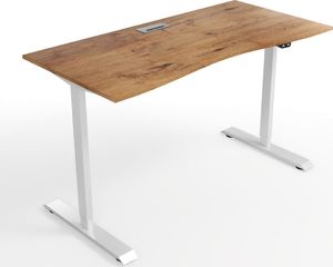 Biurko Zdesk AD-114 B/W/G Brązowe 138 cm x 68 cm 3