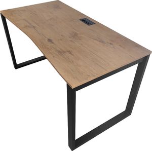 Biurko Zdesk Loft Czarno-Brązowe 138 cm x 68 cm 2