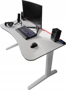 Biurko Zdesk BB-STL/W-Po/W-LH Białe 138 cmx68 cm 4