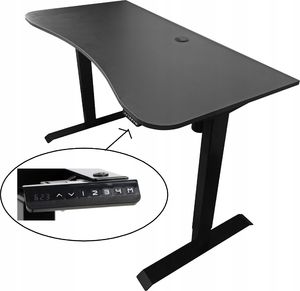 Biurko Zdesk BC-3TB-Po/B Grafitowe 138 cm x 68 cm 2