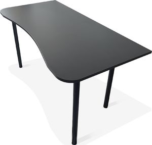 Biurko Zdesk BC-710B-Po/B Grafitowe 138 cmx68 cm 3