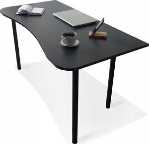 Biurko Zdesk BC-710B-Po/B-L Grafitowe 138 cmx68 cm 2