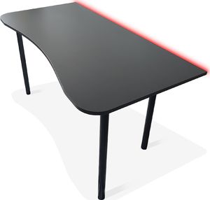 Biurko Zdesk BC-710B-Po/B-LH Grafitowe 138 cmx68 cm 4