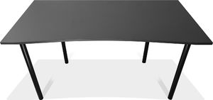 Biurko Zdesk AC-710B-Po/B Grafitowe 138 cmx68 cm 3